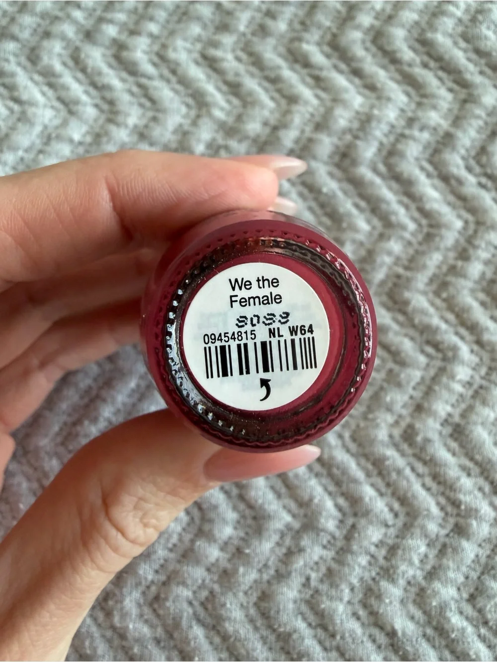 OPI We The Female Nail Polish Burgundy Red Nail Lacquer Washington DC Collection